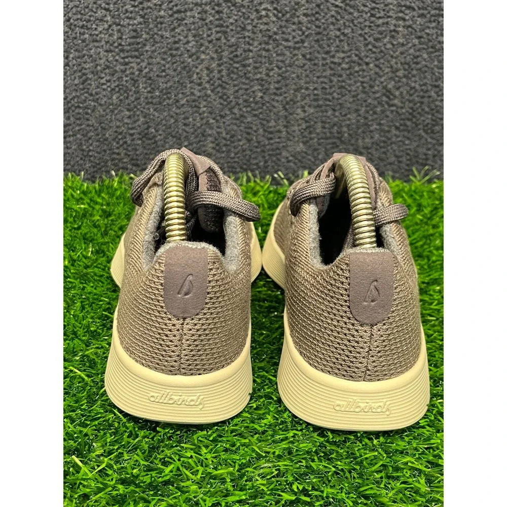 Allbirds Tree Runners Womens Taupe Brown Mesh Lace Up Sneakers Walking Shoes